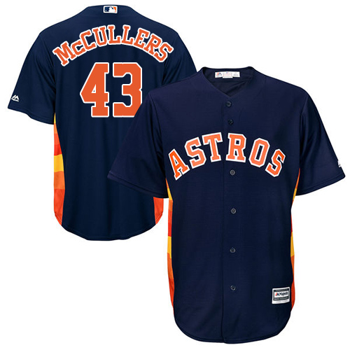 Astros #43 Lance McCullers Navy Blue Cool Base Stitched Youth MLB Jersey
